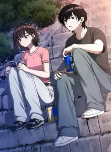 Close-up of the female character looking embarrassed during the date in Job Change Log Chapter 38 manhwa English sub